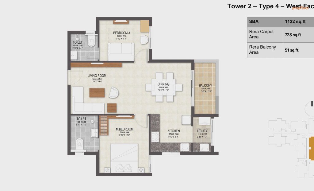 Sunny Groves floor plan