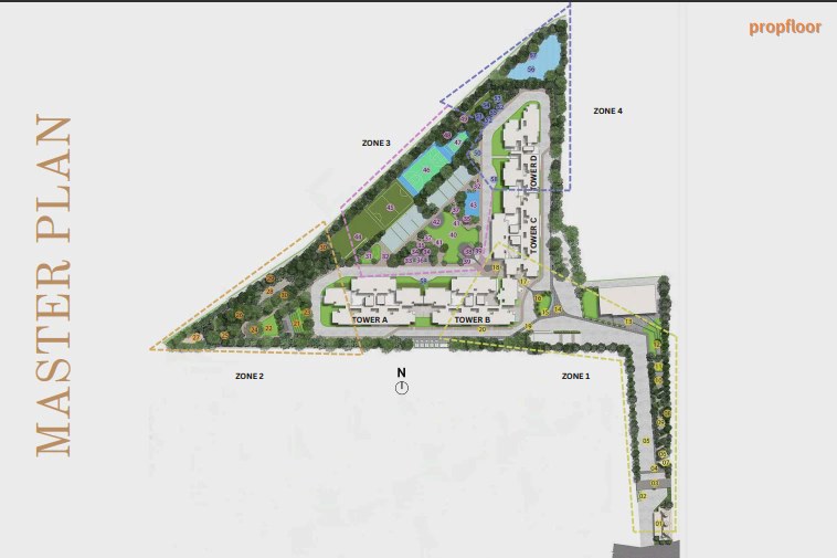 The Urban Forest by Keya Homes Master plan