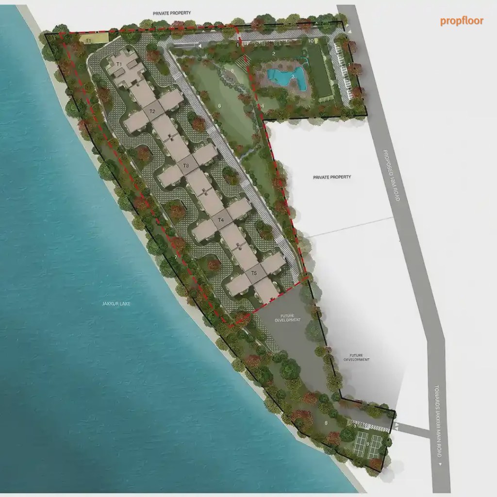 Total Down by the Water Master plan