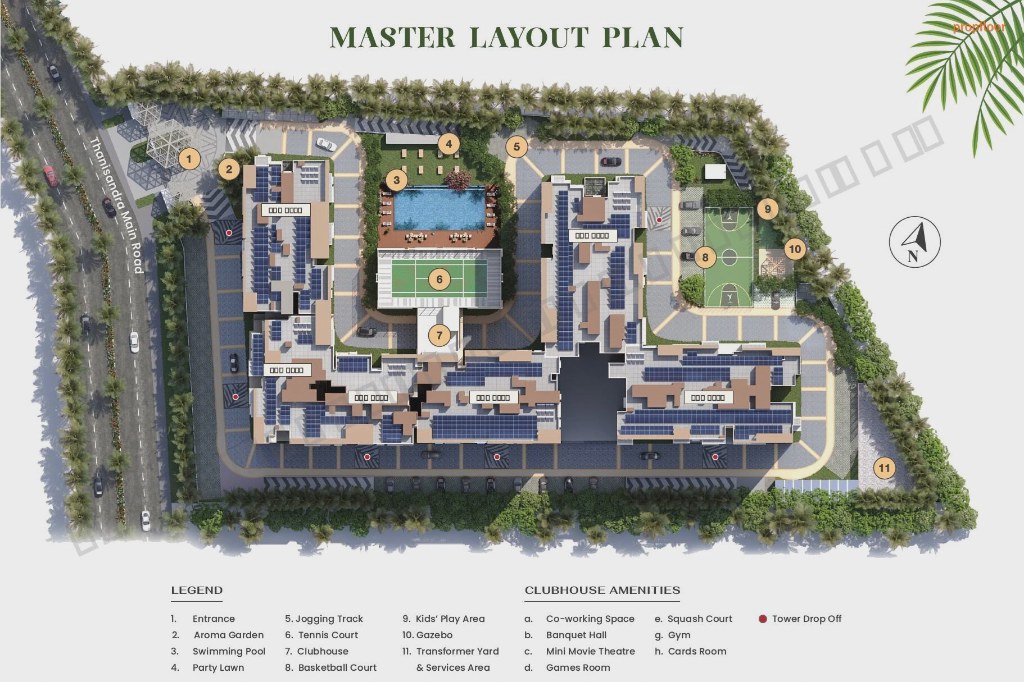 TVS Emerald Auralis Master plan