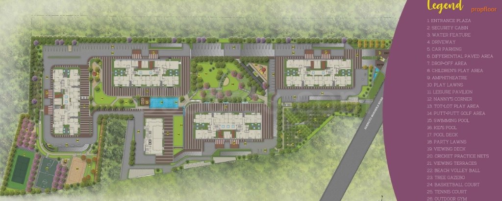 Vaishnavi Gardenia Master plan